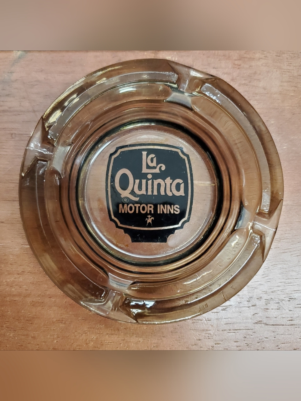 LaQuinta Motor Inns Glass Ashtray